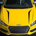 nalepke za avto črne barve za pokrov motorja črte