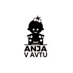 Nalepke otrok v avtu za deklice