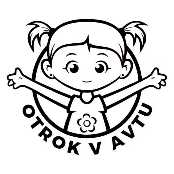 Otrok v avtu deklica