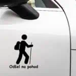 odšel na pohod