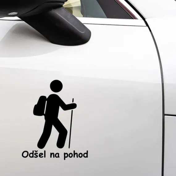 odšel na pohod