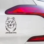 Japonski špici nalepke za avtomobil