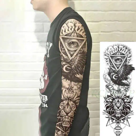 Začasni tattoo all seeing eye