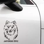 nalepke za avto japonski špic