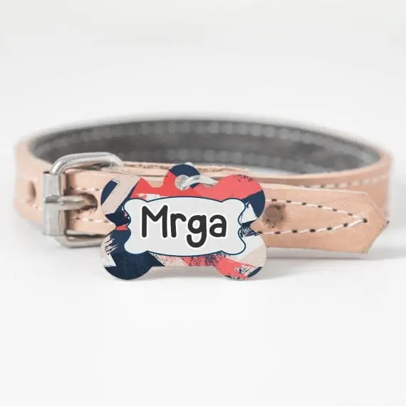 Kovinski obesek za pse PAINT BRUSH