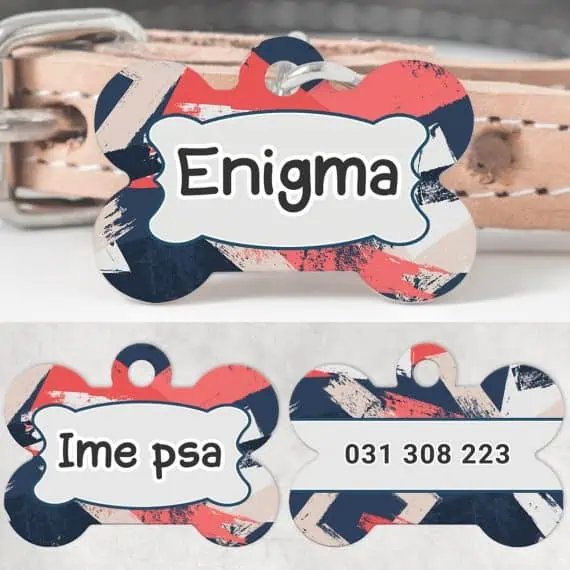 Obesek za psa PAINT BRUSH