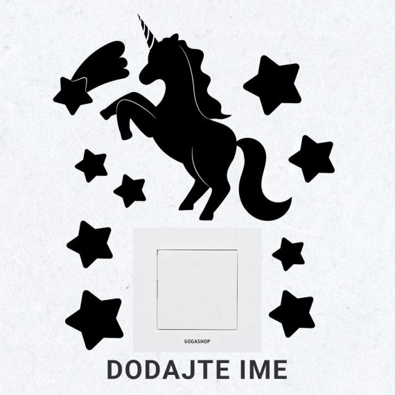 Nalepka za stikalo unicorn (1)