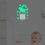 unicorn stenska svetleča nalepka