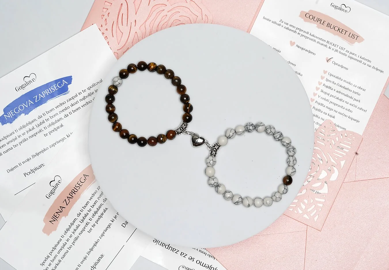 Zapestnice za valentinovo loyalty bracelets