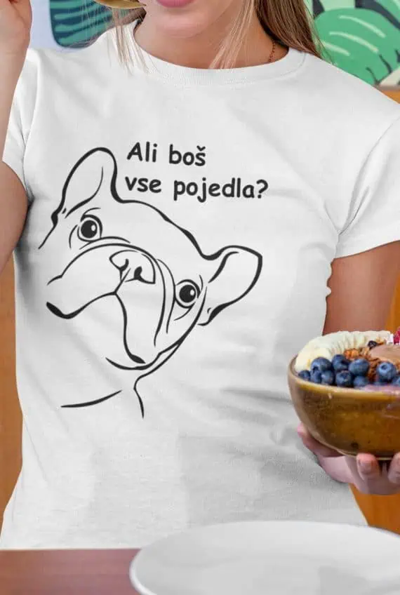 majica francoski buldog s smešnim napisom (1)