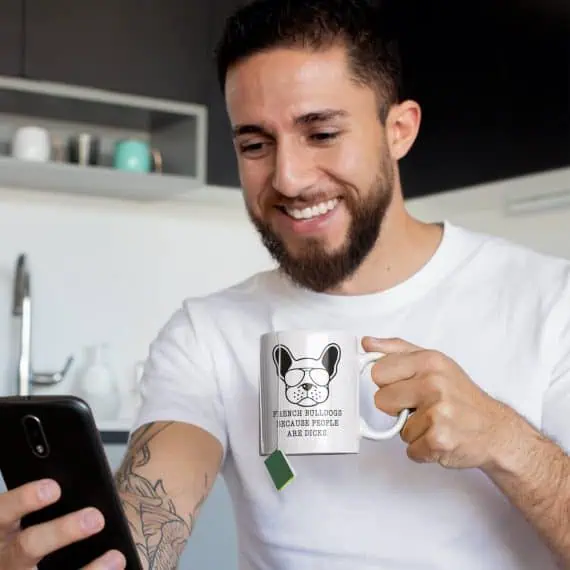 skodelica french bulldog because people are dicks