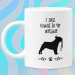 skodelica za kavo francoski buldog s smešnim napisom