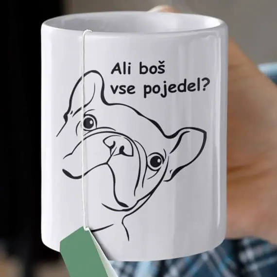 tisk skodelic francoski buldog