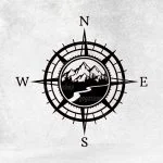 Nalepka za avtodom kompas