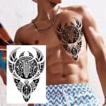 Začasni tattoo geometrije
