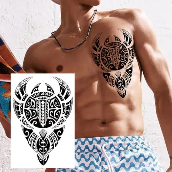 Začasni tattoo geometrije