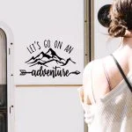 adventures nalepka za avtodom lets go