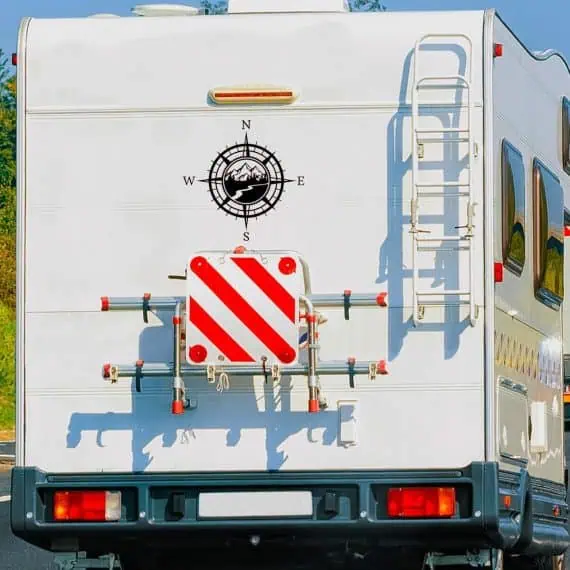 nalepke za avtodom kompas pustolovščine