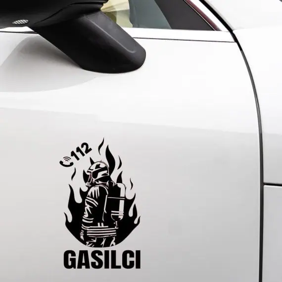 122 gasilci nalepka