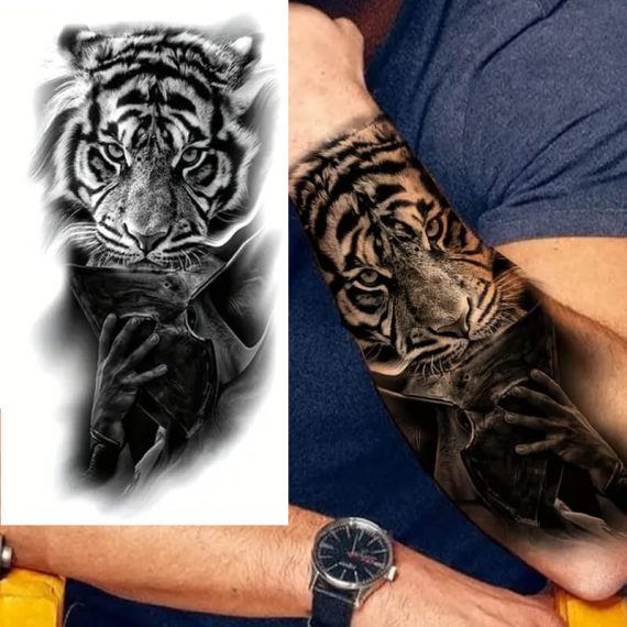 Tatu tiger in gladiator