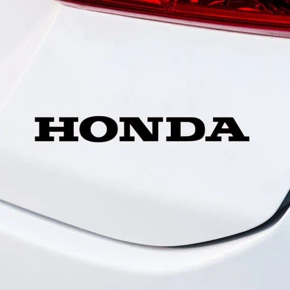 Avto nalepka napis HONDA