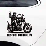 Motoristična nalepka za avto chopper