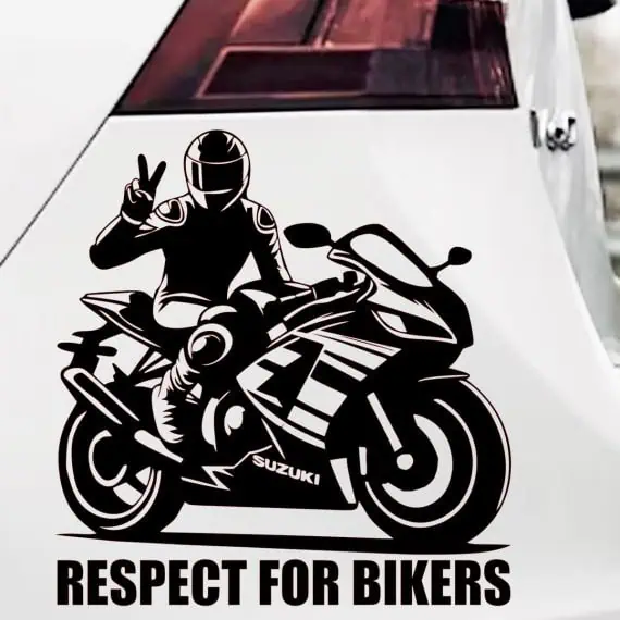 Nalepka SUZUKI NINJA respect for bikers