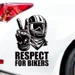 Nalepka za avto RESPECT MOTORISTOM