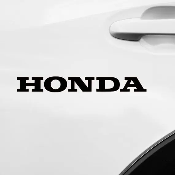 Nalepka za avto napis HONDA za motoriste