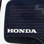 Nalepka za avto napis logo HONDA
