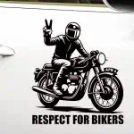 Nalepke APN 6 respect for bikers