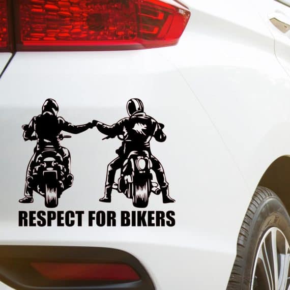 Nalepke motoristični pozdrav s pestjo
