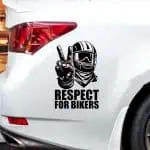 Nalepke za avto RESPECT MOTORISTOM
