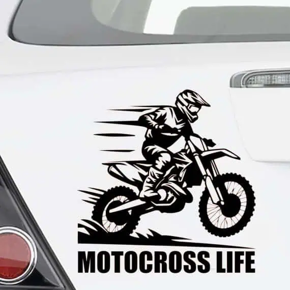 Nalepke za avto motorist in MOTOCROSS