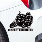 Nalepke za avto z motivom dirkalnega motorja