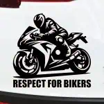 Nalepke za motorista z dirkalnim motorjem za avto