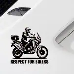 nalepka HONDA Africa Twin z motoristom