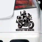 nalepka enduro motor in motoristka