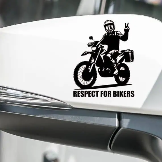 nalepka za avto enduro motor in motorist