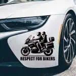 nalepke za avto motorista na potovalnem motorju