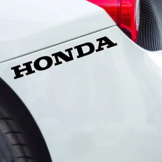 napis HONDA nalepka za avto