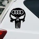 AUDI punisher avto nalepka