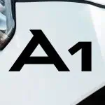 Audi A1 logo nalepka