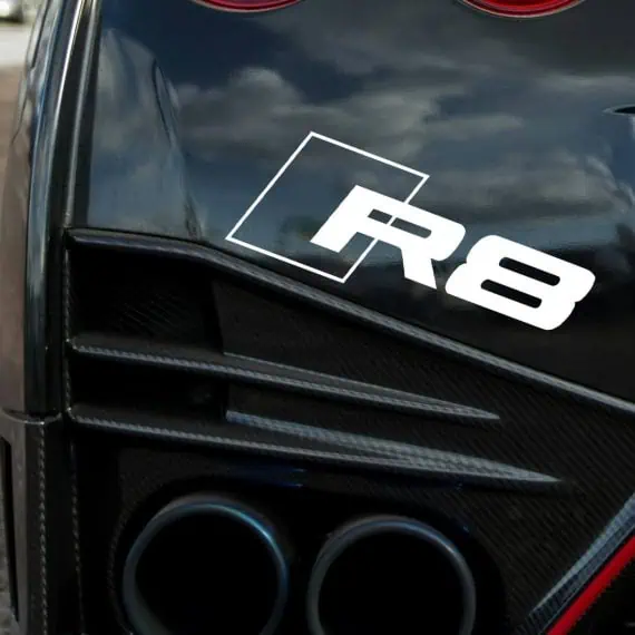 Audi R8 logo nalepka