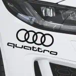 Audi quattro logo nalepka za avto