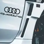 Audi quattro logo nalepke za avto