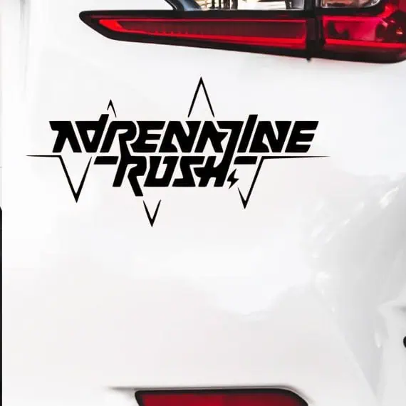 Avto nalepka Adrenaline Rush
