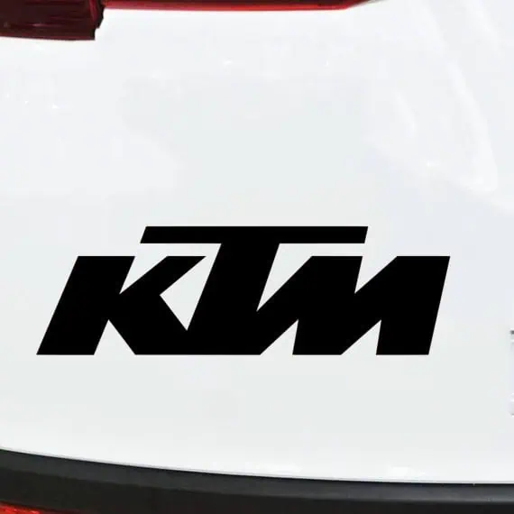 Avto nalepka KTM za lastnike motorjev