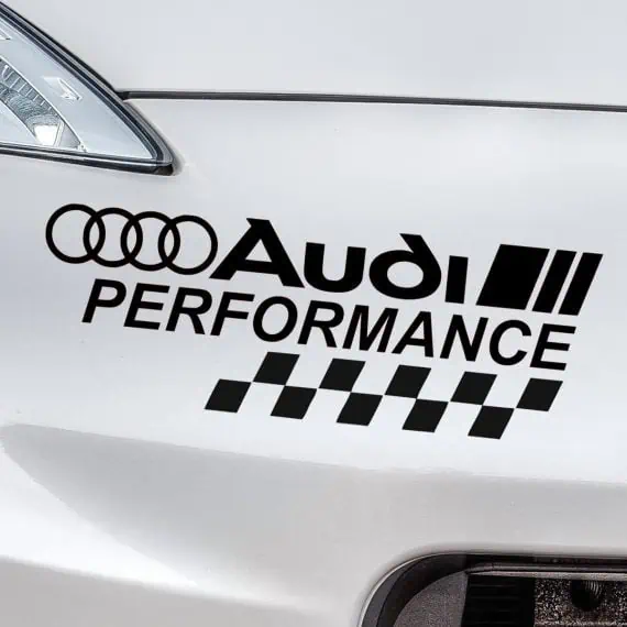 Avto nalepka audi performance