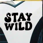 Avto nalepka z napisom Stay Wild (1)